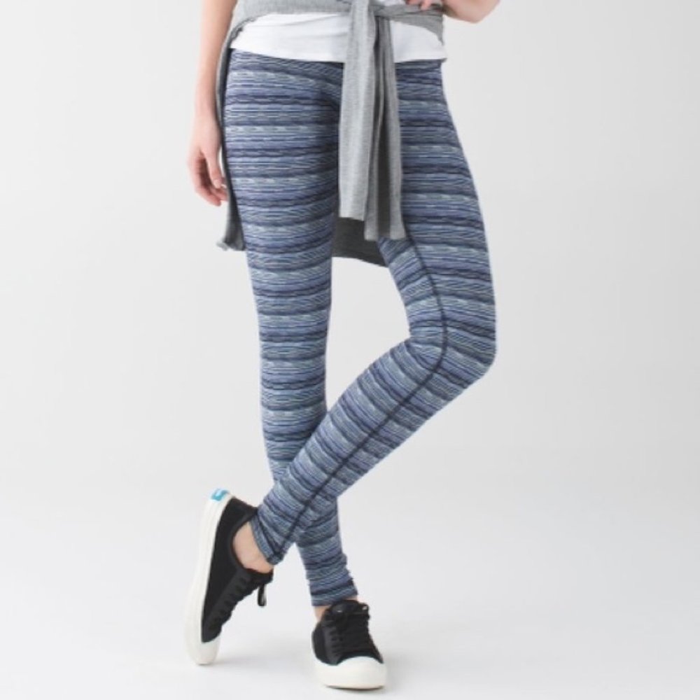 EUC LULULEMON Wunder Under Mid Rise Leggings